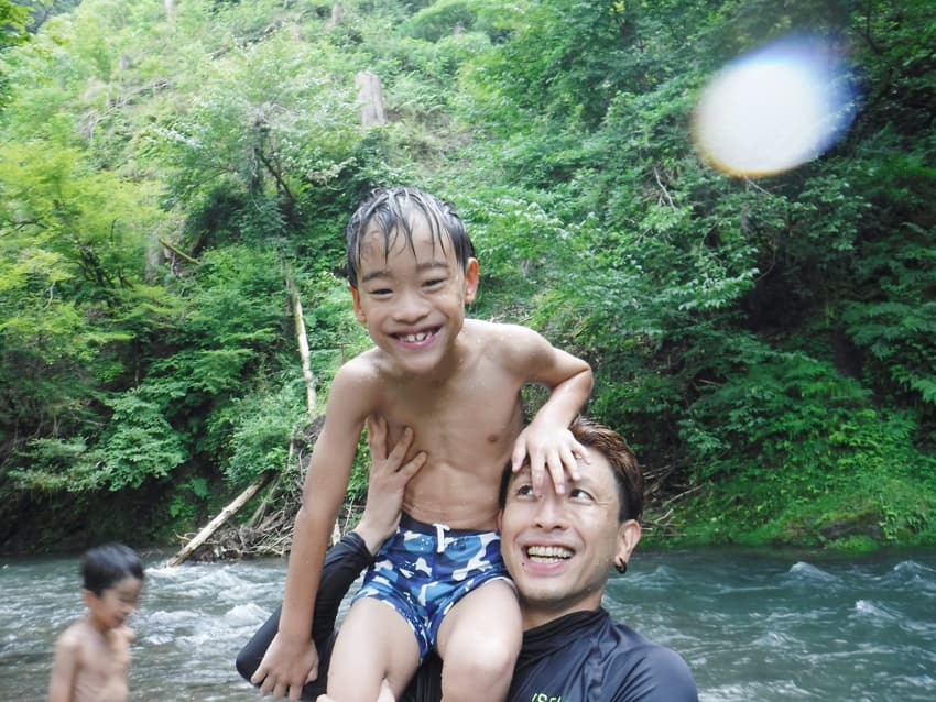 たのしい川遊び